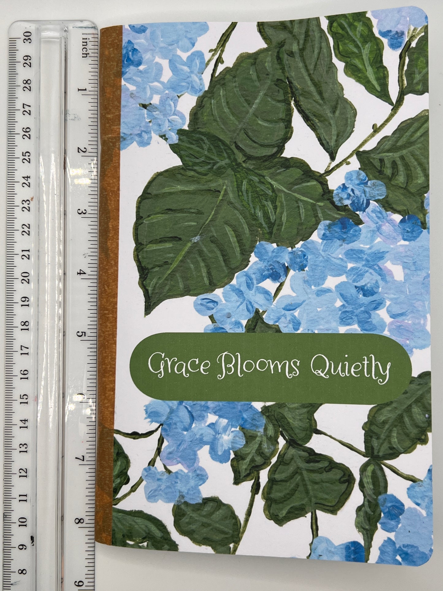 Grace Blooms Quietly – Floral Dot Grid Journal for Reflection (5x8”)