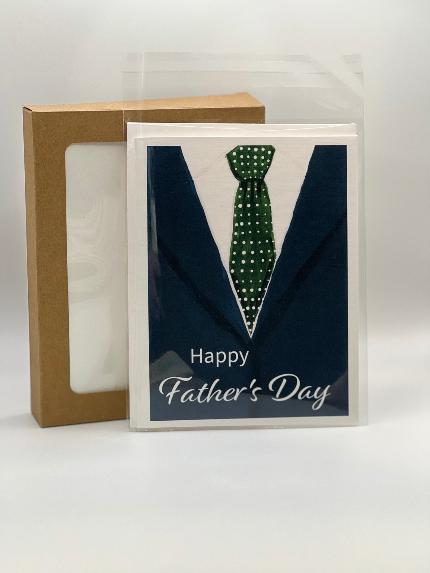 Father’s Day Card – Classic Suit and Tie Design | Handmade Greeting