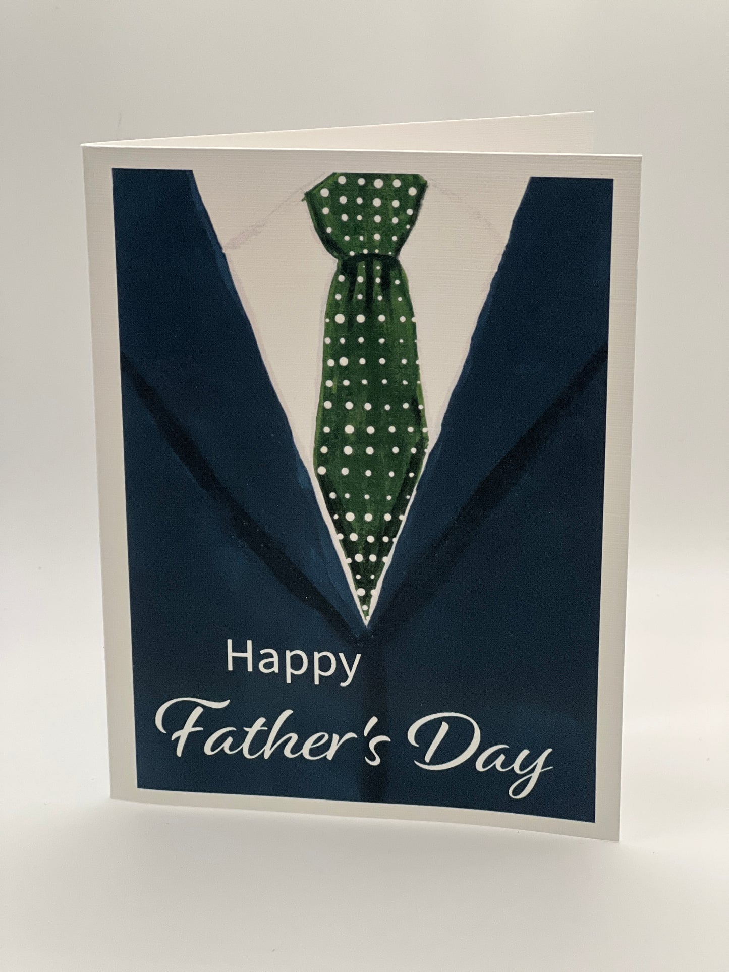 Father’s Day Card – Classic Suit and Tie Design | Handmade Greeting