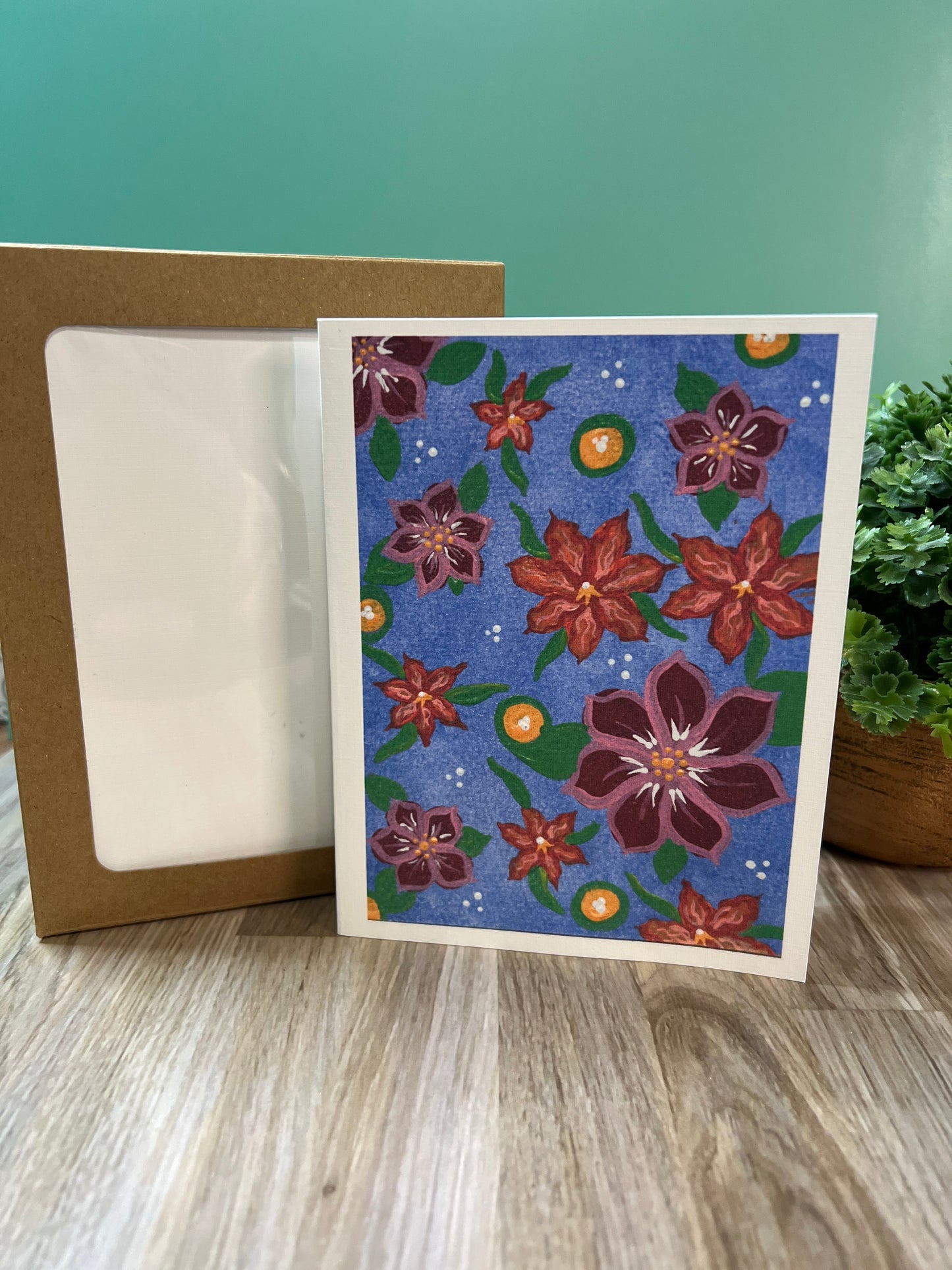 Enchanted Bloomscape Notecard