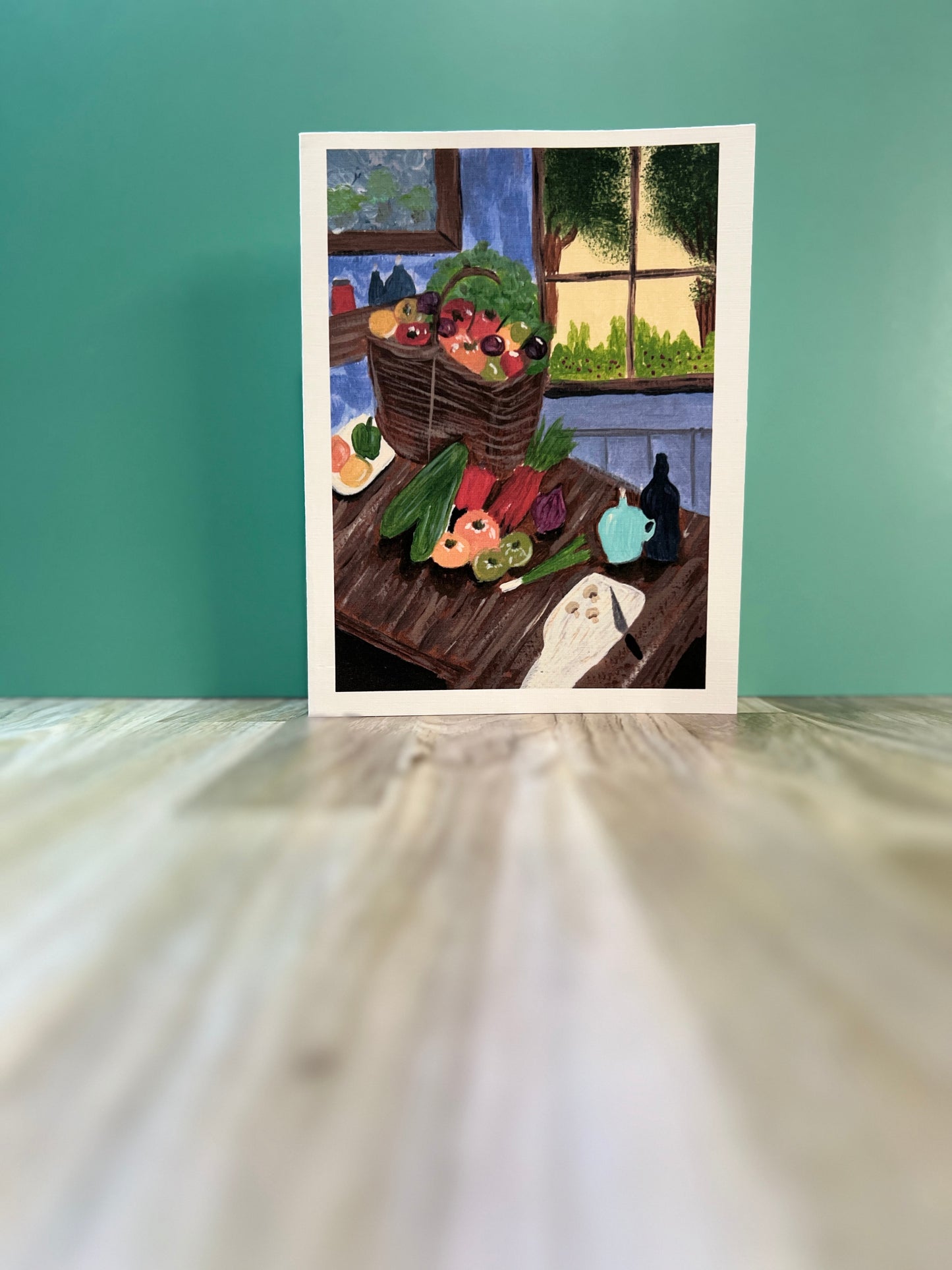 Rustic Abundance Notecard
