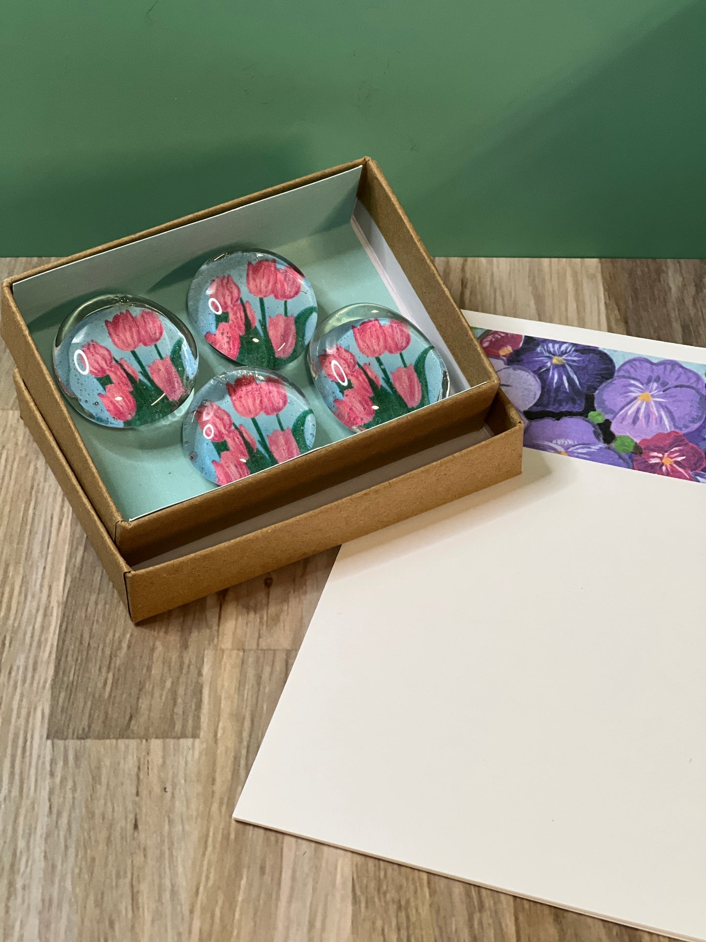 Among the Tulips Magnet Set
