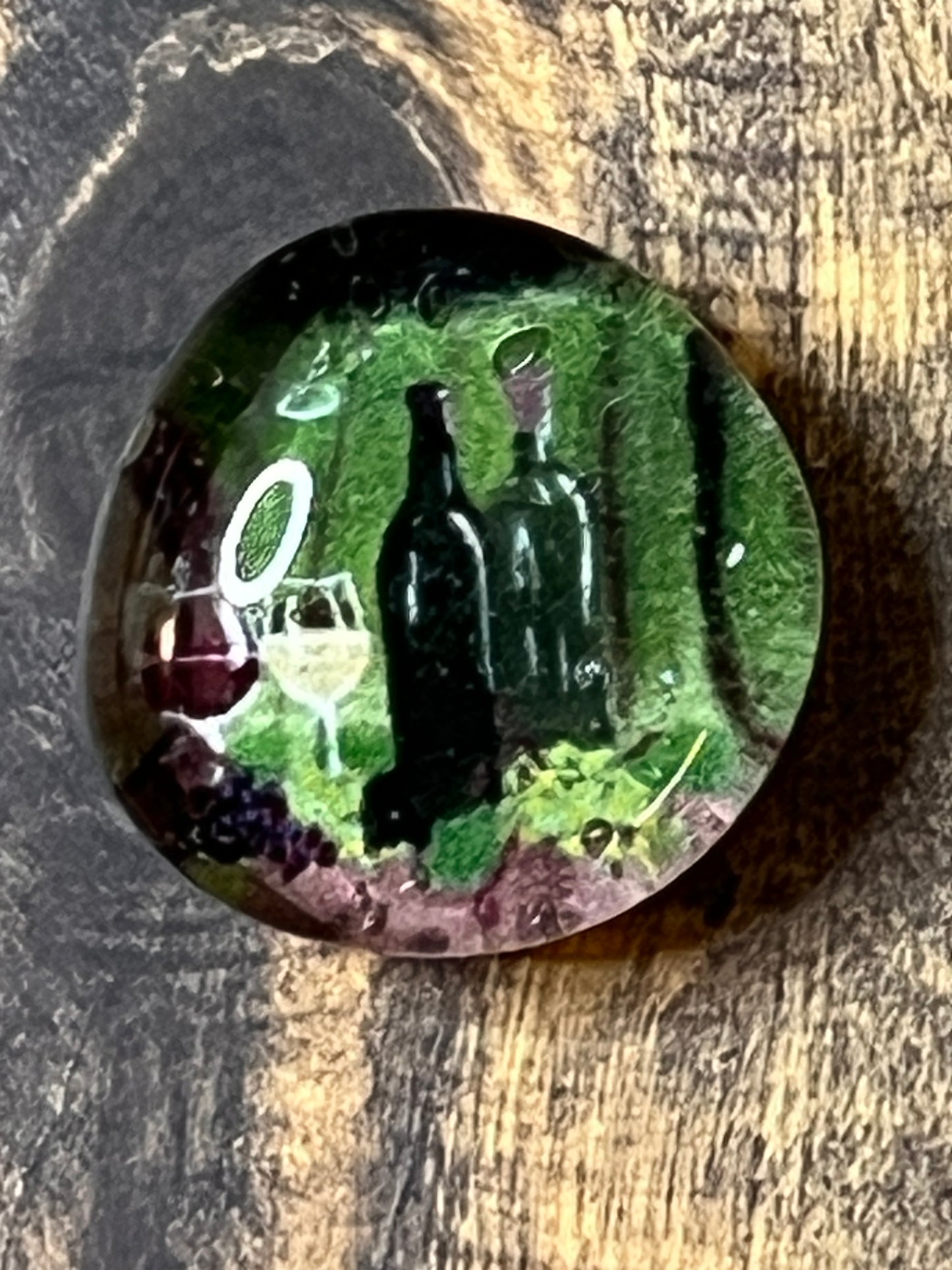 Wine Country Notecard & Magnet Gift Set | 8 Vineyard Art Cards with Envelopes + 4 Jumbo Wine Magnets | Stationery Gift for Wine Lovers