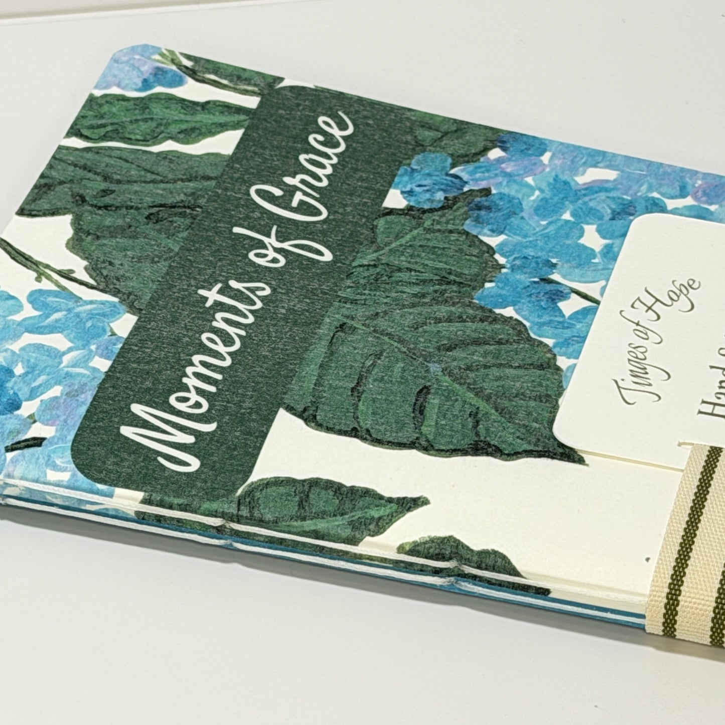 Journal | Moments of Grace | Hydrangea Hand-Stitched Journal | Dot Grid | 5×8