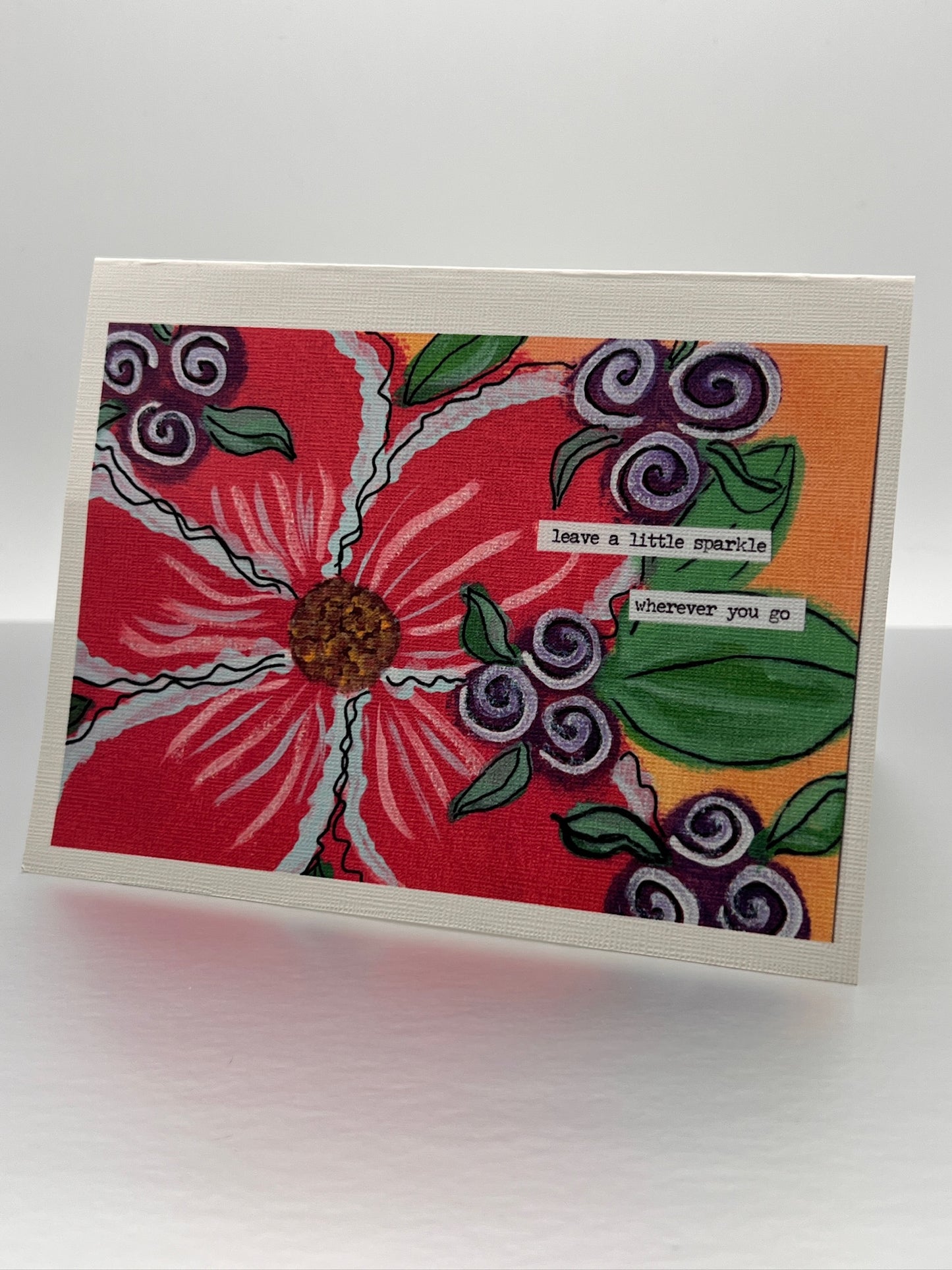 Leave a Little Sparkle Notecard