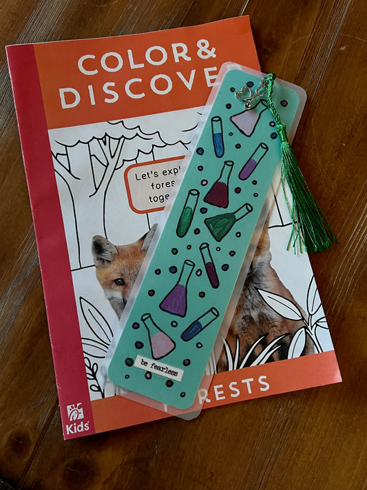 Science Bookmark – Be Fearless STEM Gift with Tassel