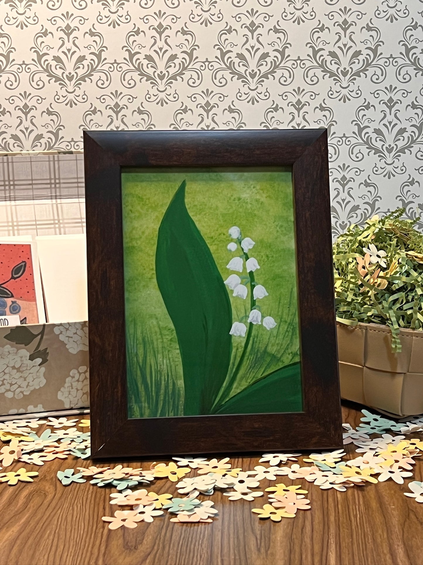 Lily of the Valley Art Print – Delicate Botanical Wall Decor | 4x6 or 5x7 Fine Art Matte Print