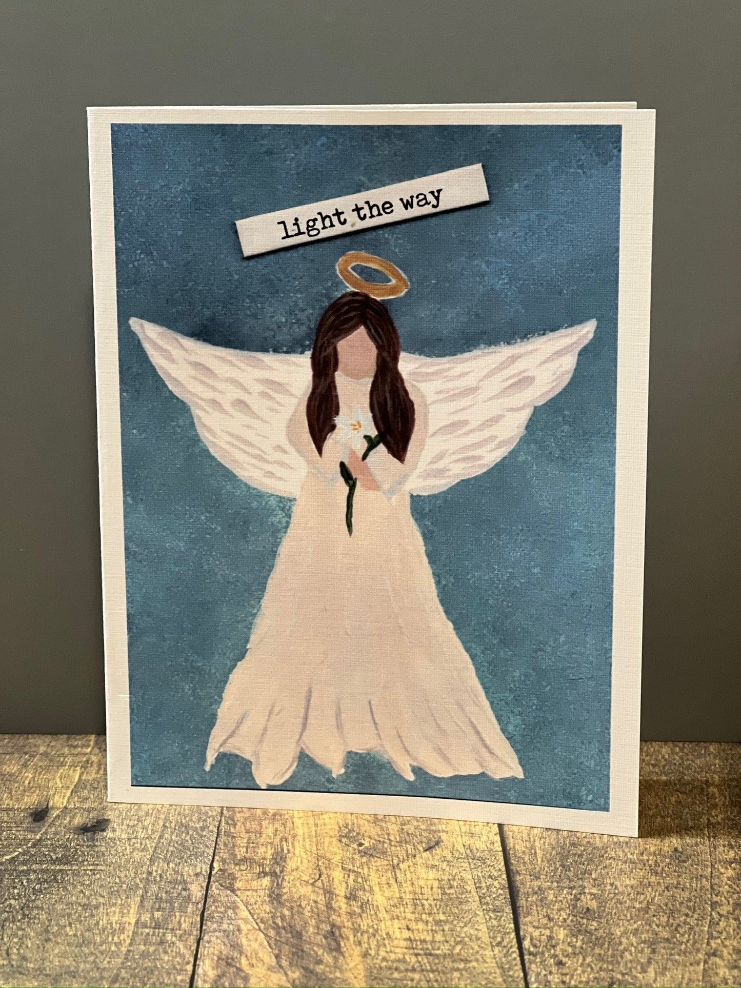 Light the Way – Angel Notecard