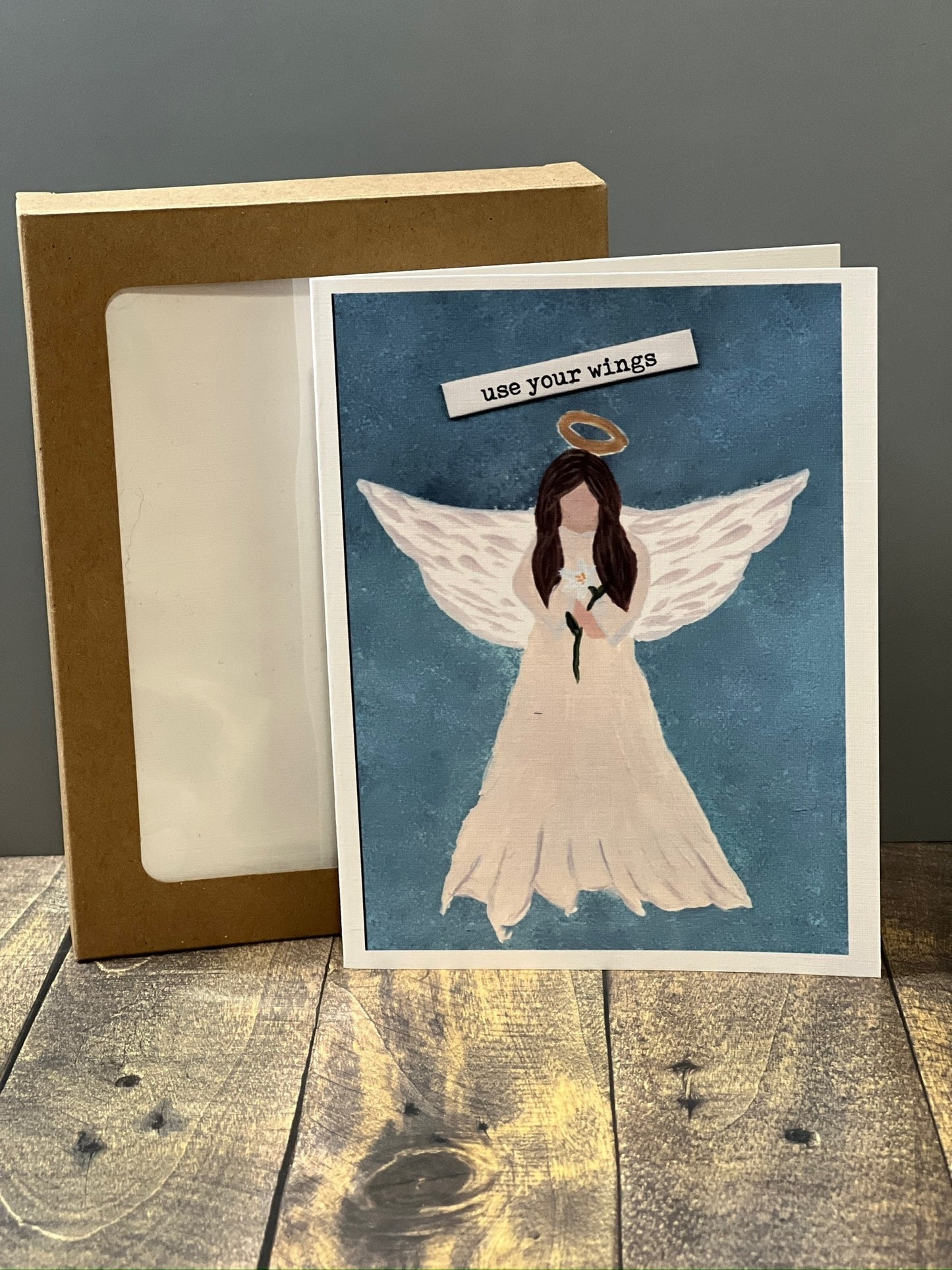 Use Your Wings – Angel Encouragement Notecard