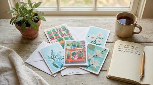Artful notecards for meaningful moments — Tinges of Hope