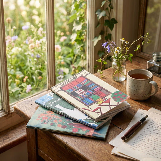 Hand-stitched journal by Tinges of Hope with soft cover and quality paper