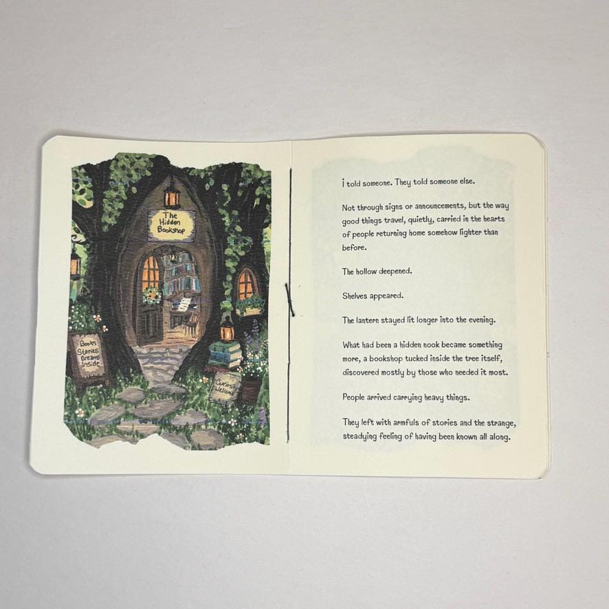 Gift Set | The Library That Grew Wild | Mini Book & 5 Notecards for Book Lovers