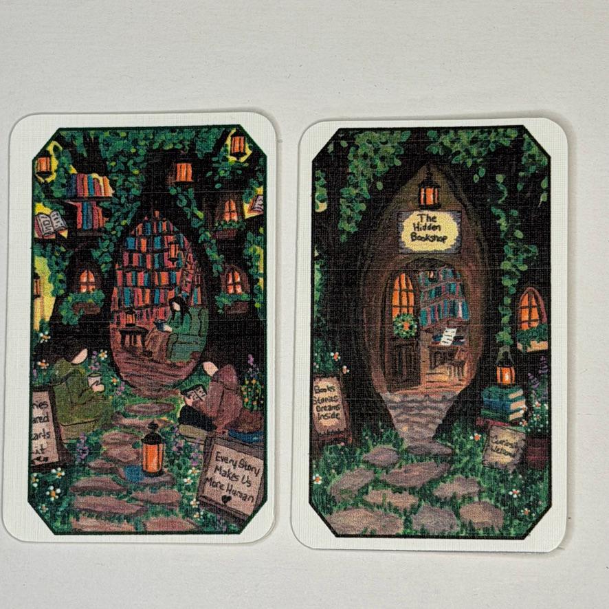 Mini Notes Gift Tin | The Library That Grew Wild | Book Lover Stationery Set
