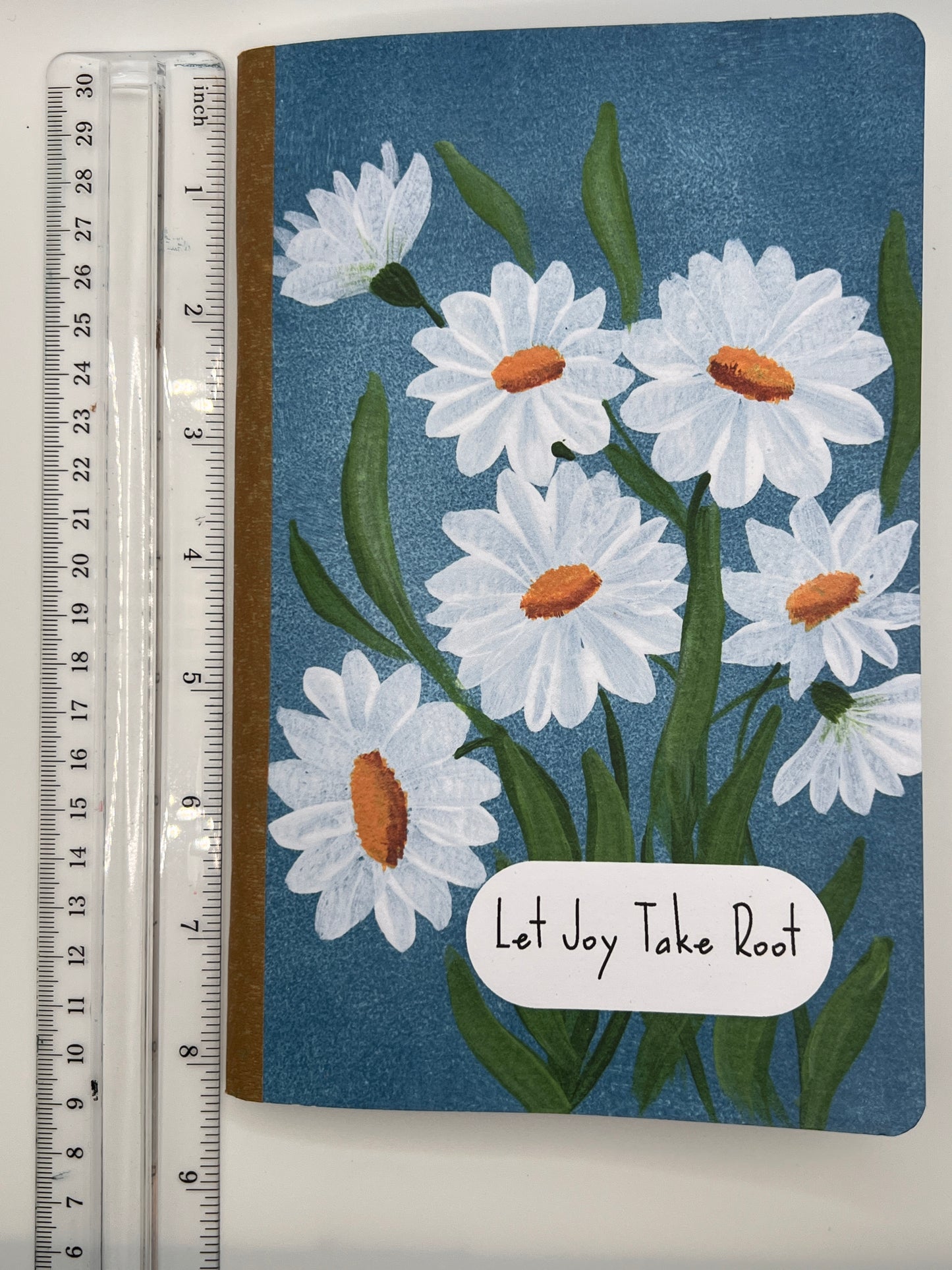 Let Joy Take Root – Daisy Journal with Dot Grid Pages (5x8”)