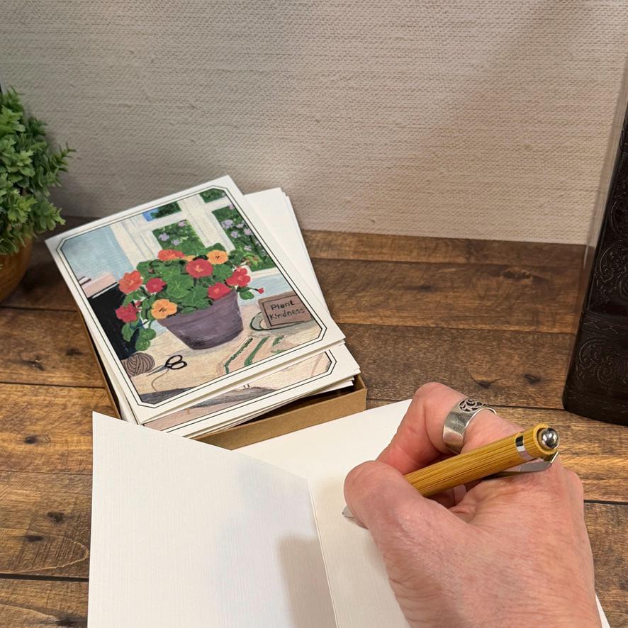 Notecard Set | Tend & Bloom | Floral Encouragement Cards for Friends & Teachers
