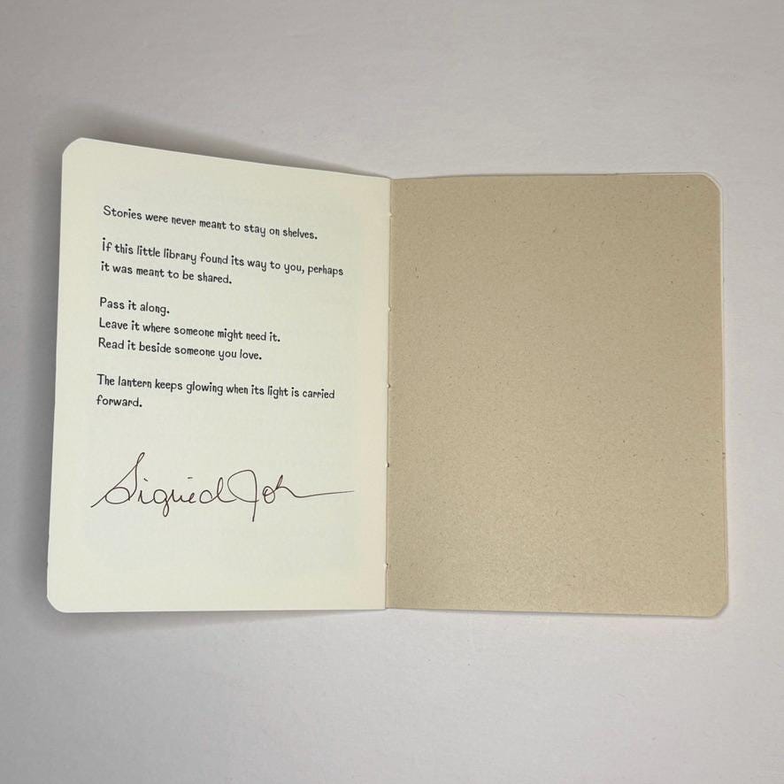 Gift Set | The Library That Grew Wild | Mini Book & 5 Notecards for Book Lovers