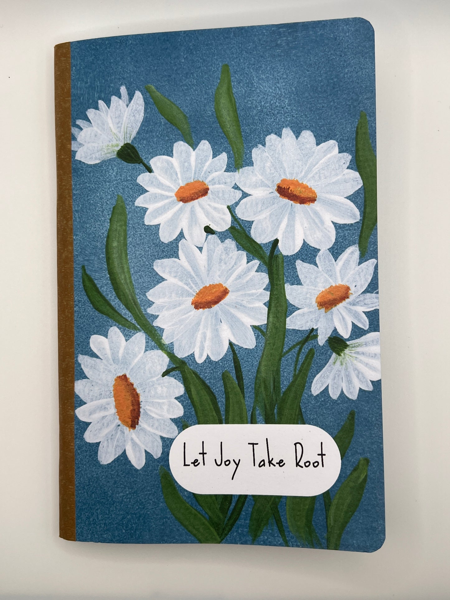 Let Joy Take Root – Daisy Journal with Dot Grid Pages (5x8”)