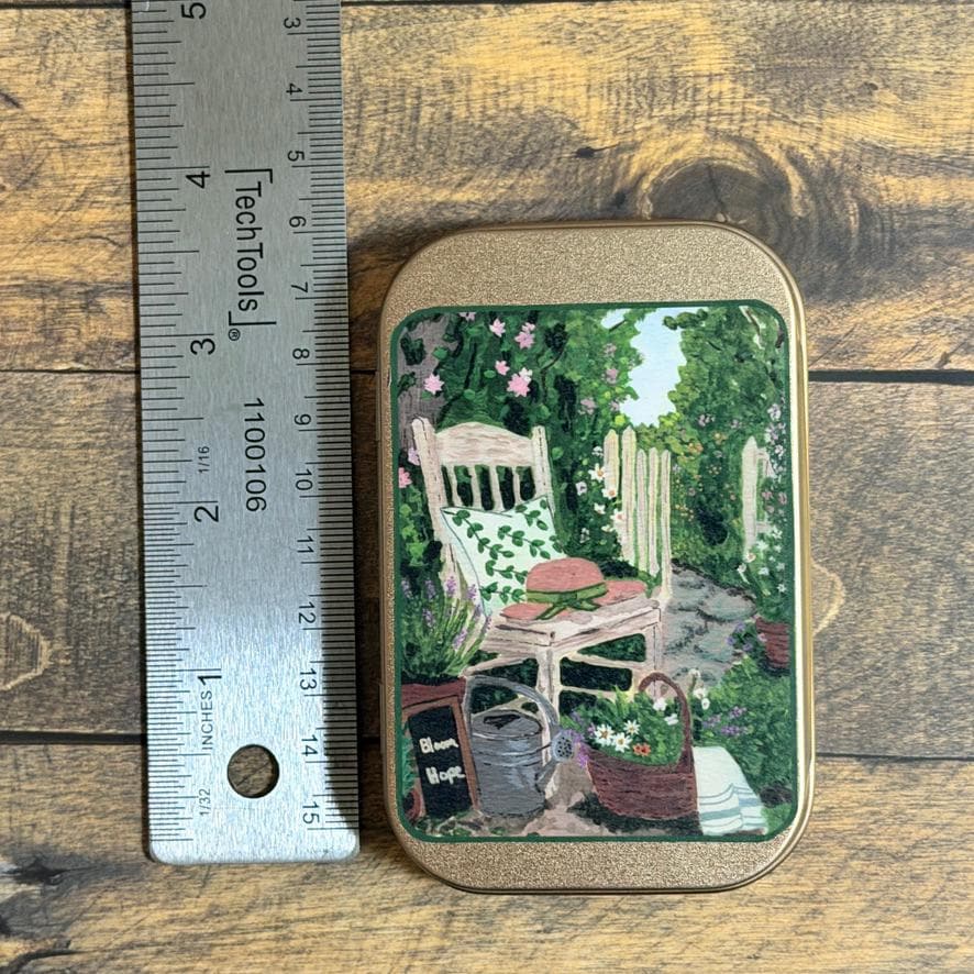Mini Notes Gift Tin | Tend & Bloom | Floral Encouragement Stationery Set