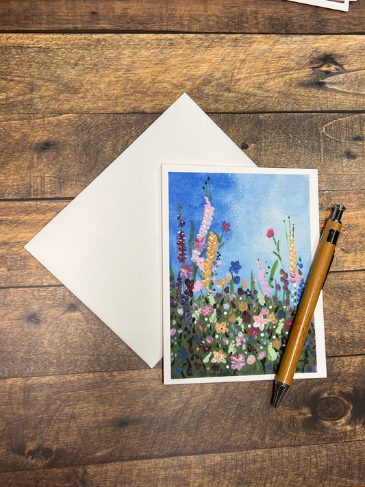 Field of Flowers Notecard