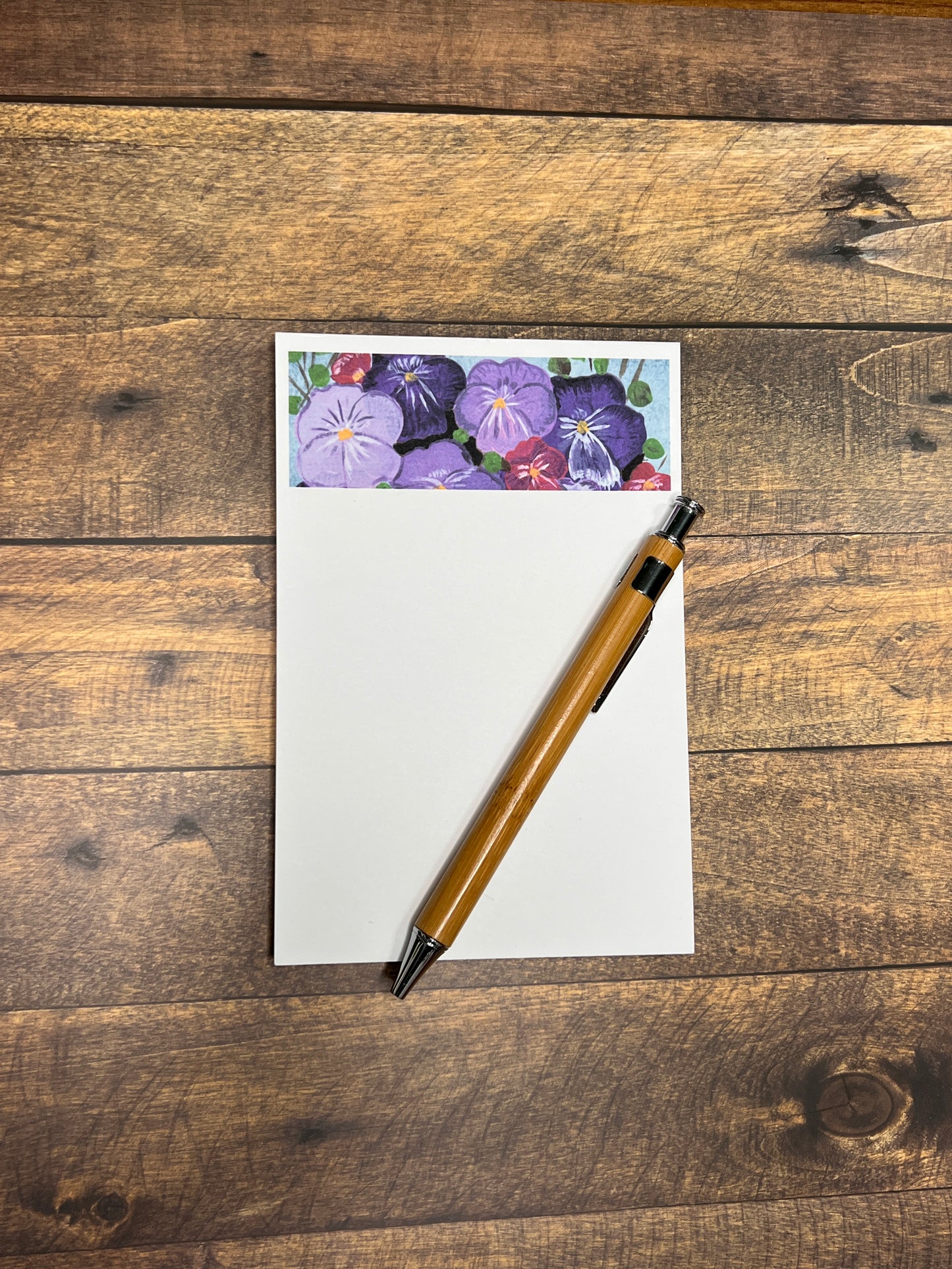 Pansy Pot Notepad