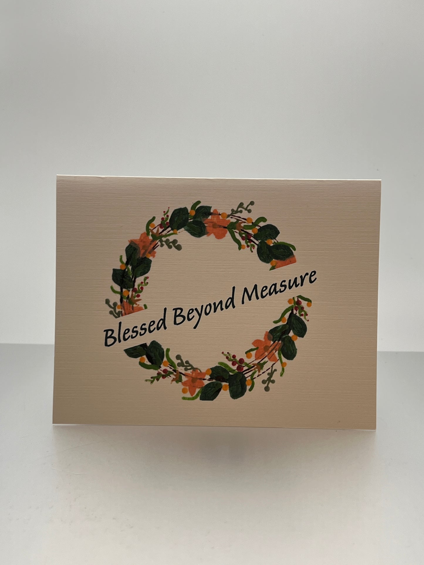 Blessed Beyond Measure Notecard