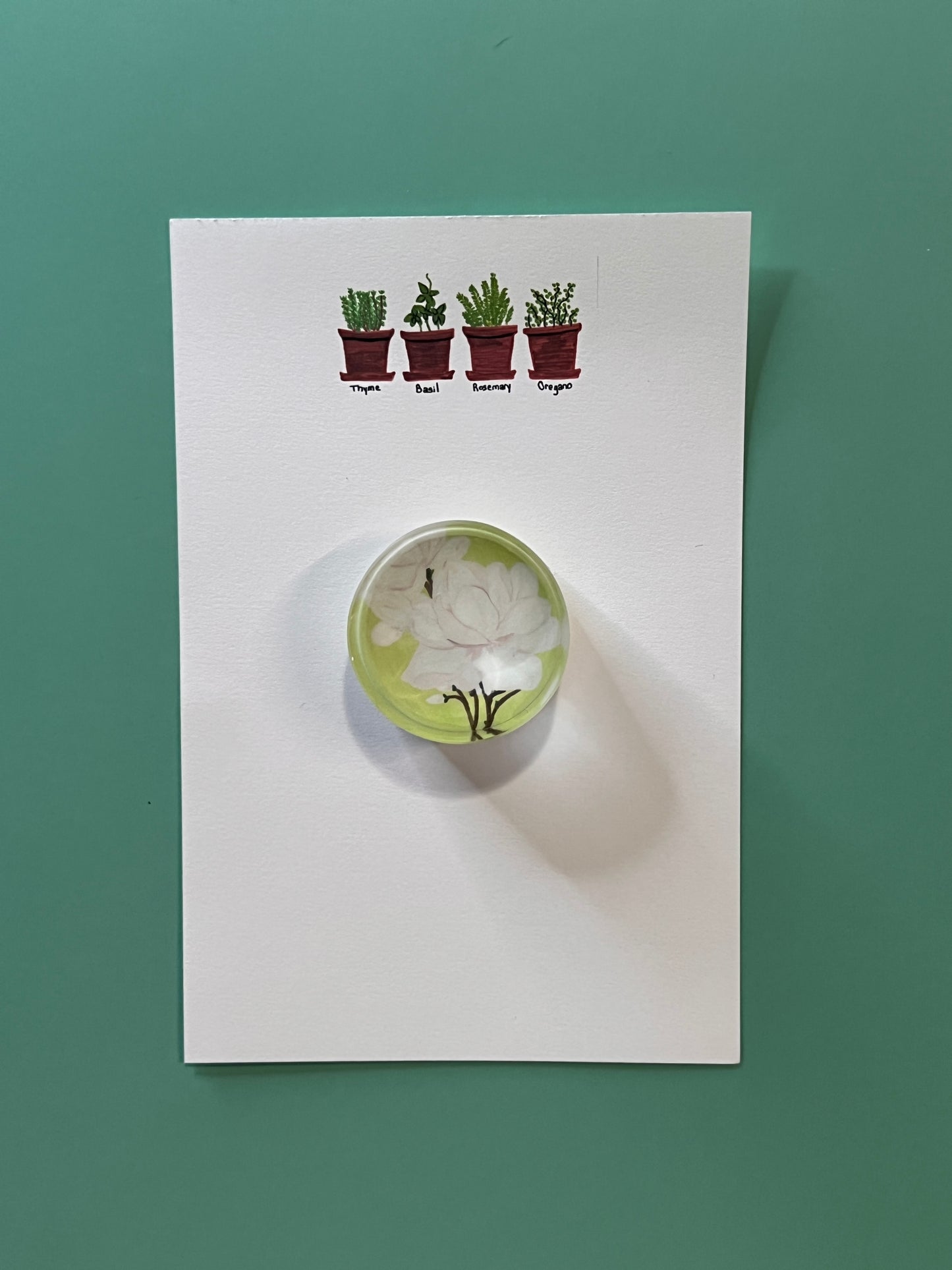 Whispers of Magnolia Magnet Set