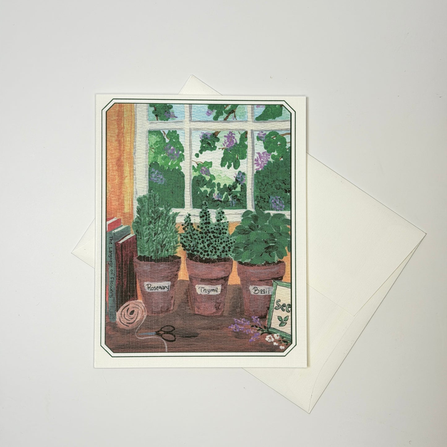 Notecard Kit | June Tend & Bloom | 5 Linen Cards, Writing Prompt & Pen