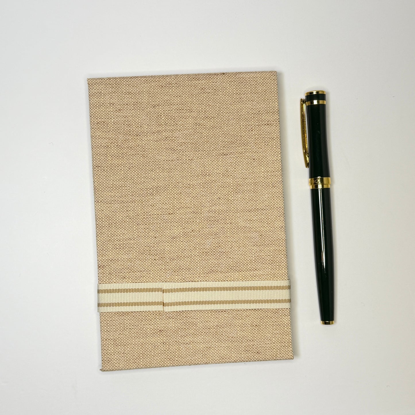 Notepad Cover | Library Chair | Reusable Linen Art Notepad Cover | 4×6