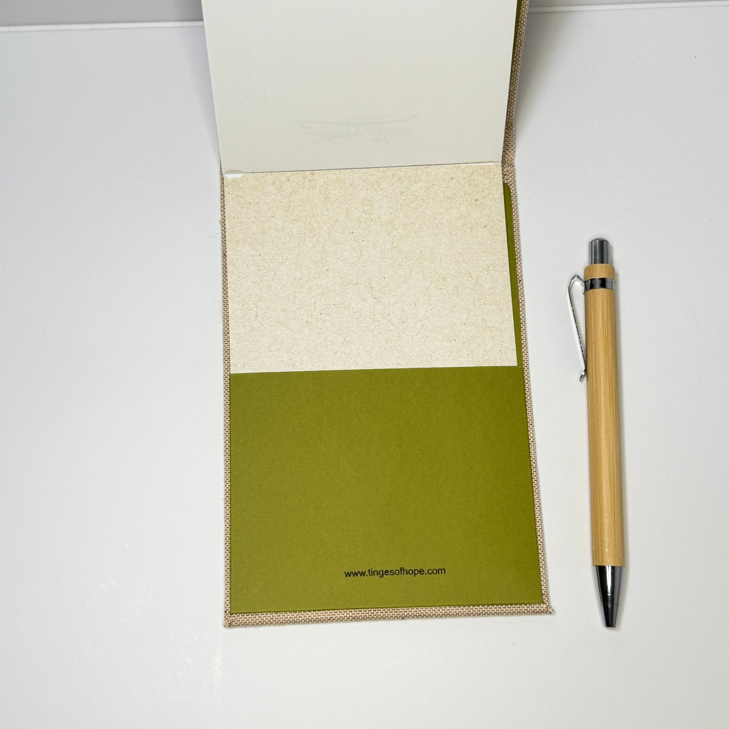 Notepad Cover | Library Chair | Reusable Linen Art Notepad Cover | 4×6