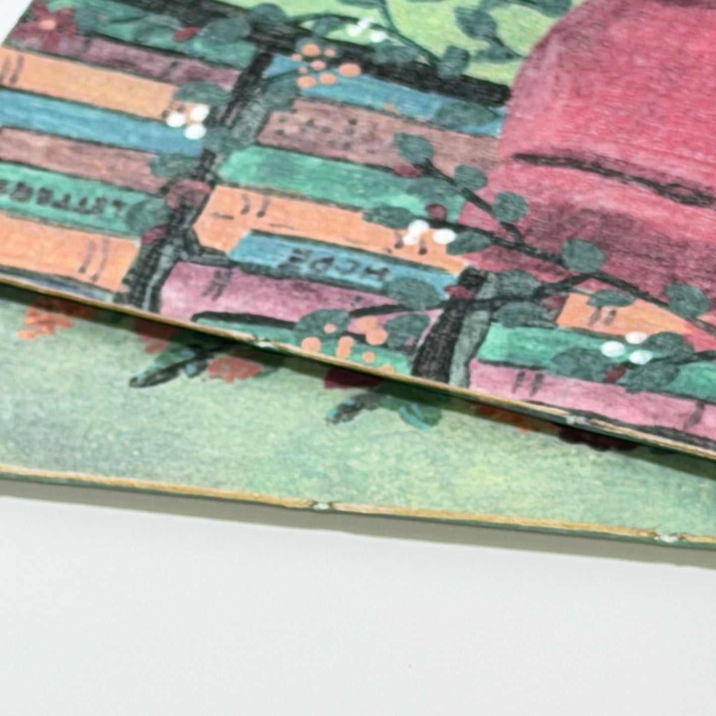 Journal | Wild Library Set | Hand-Stitched Floral Journal Set of 2 | Dot Grid | 5×8