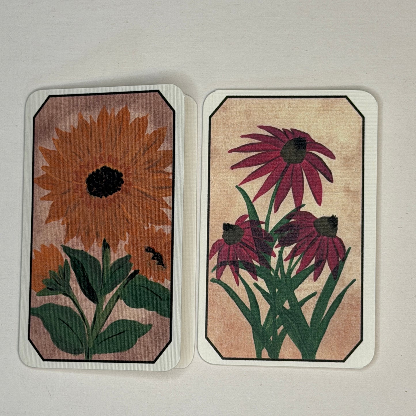 Mini Notes Gift Tin | Fall Florals | 12 Mini Notes & Pen