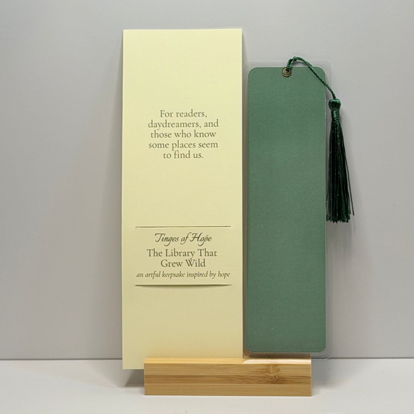 Bookmark | The Hidden Bookshop | Laminated Art Bookmark with Tassel