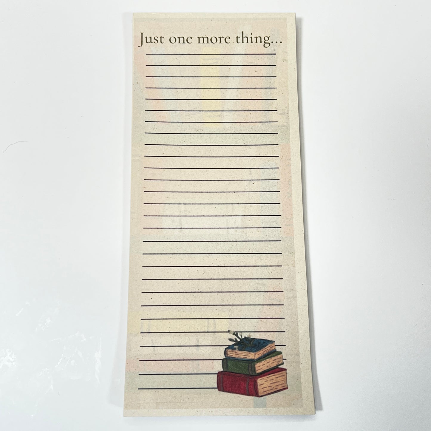 List Pad | Book Lover | Eco-Friendly Sugarcane Paper with Bamboo Pen