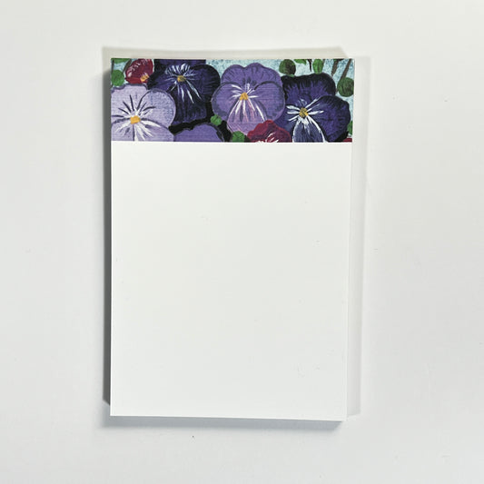 Vintage Pansy – 4×6 Notepad