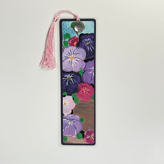 Vintage Pansy – Laminated Bookmark