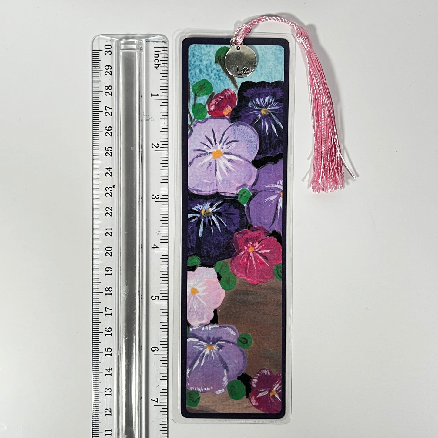 Vintage Pansy – Laminated Bookmark