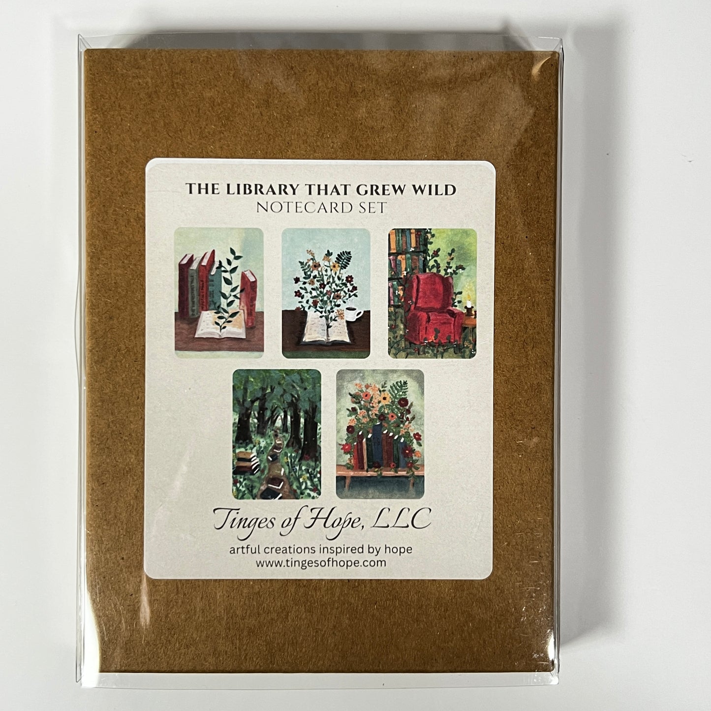 The Library That Grew Wild – Notecard Set