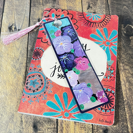 Vintage Pansy – Laminated Bookmark