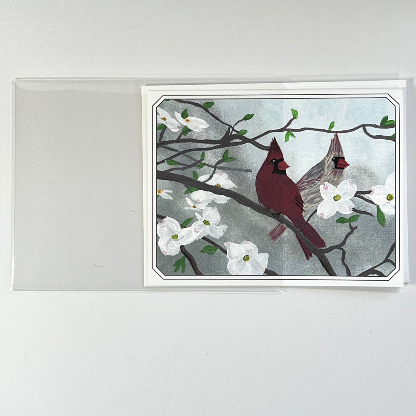 Notecard | Cardinal & Dogwood | Nature-Inspired Faith Art