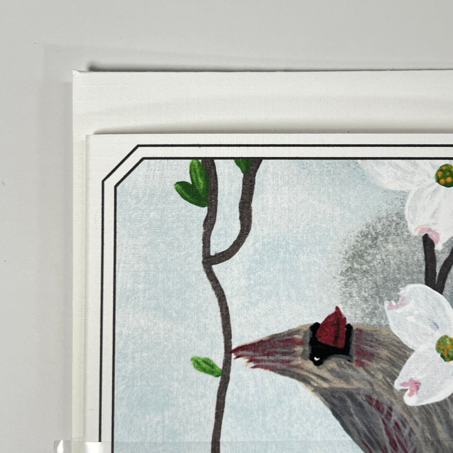 Notecard | Cardinal & Dogwood | Nature-Inspired Faith Art