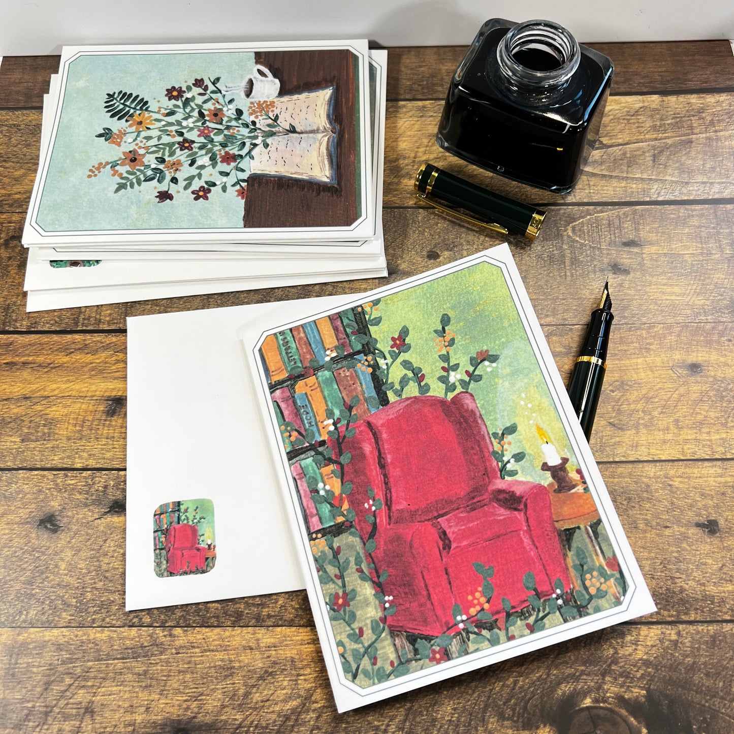 The Library That Grew Wild – Notecard Set