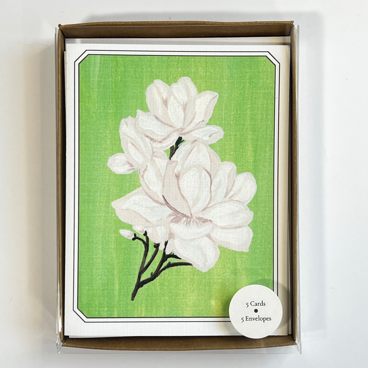 Notecard Set | Stillness in Bloom | Magnolia Art Encouragement Cards