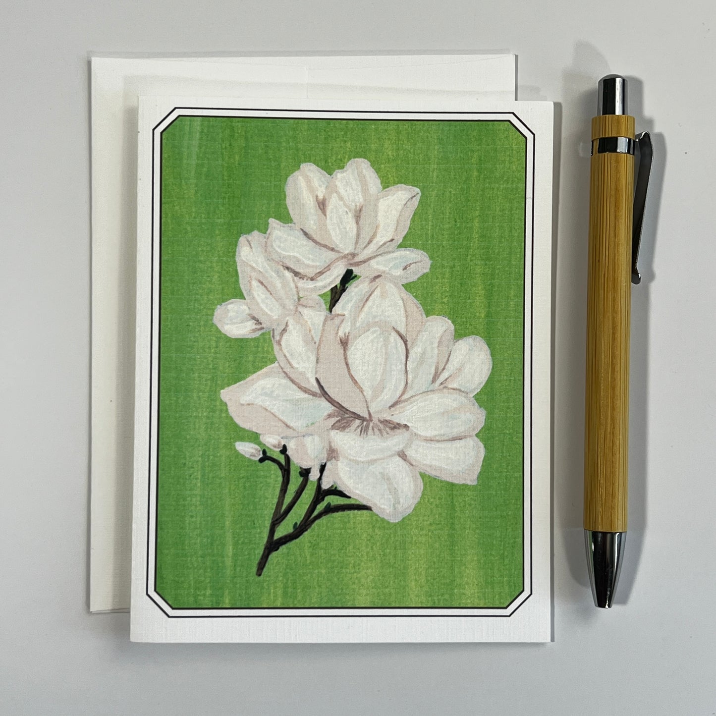 Notecard Set | Stillness in Bloom | Magnolia Art Encouragement Cards