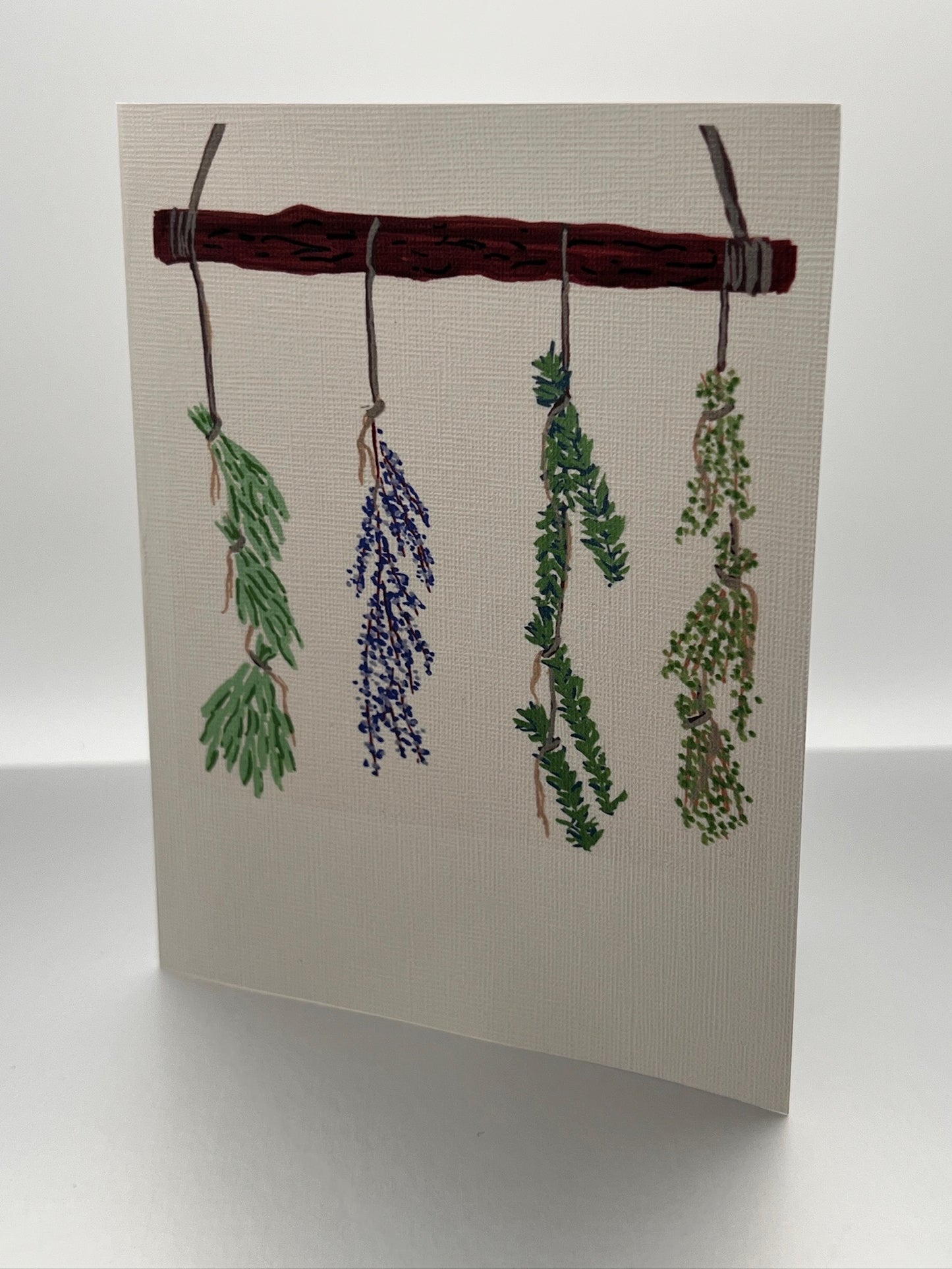 Hanging Herbs Notecard