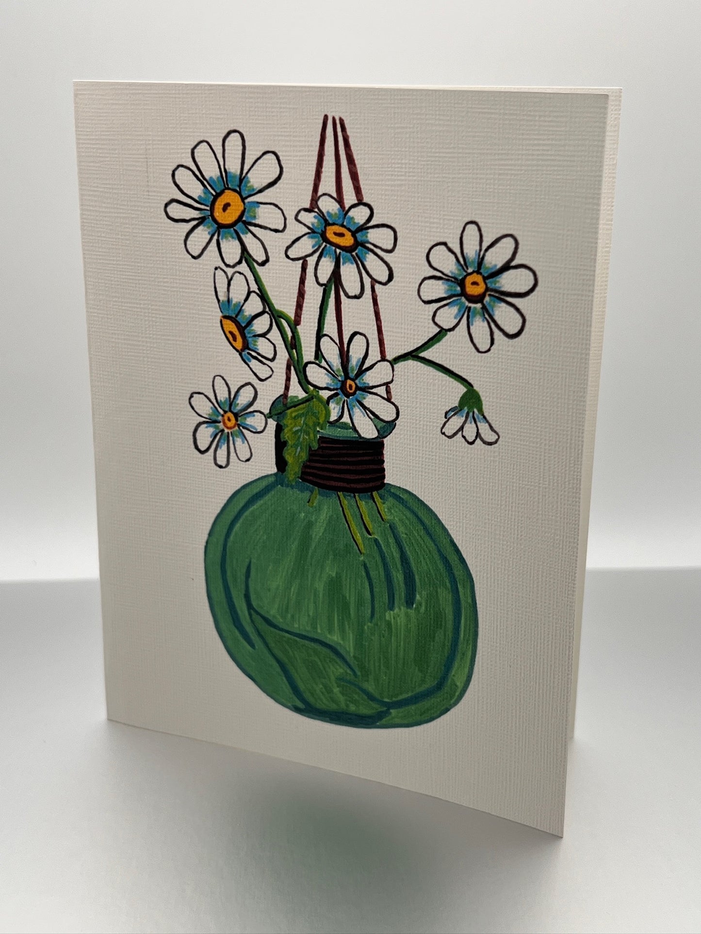 Hanging Daisy Notecards