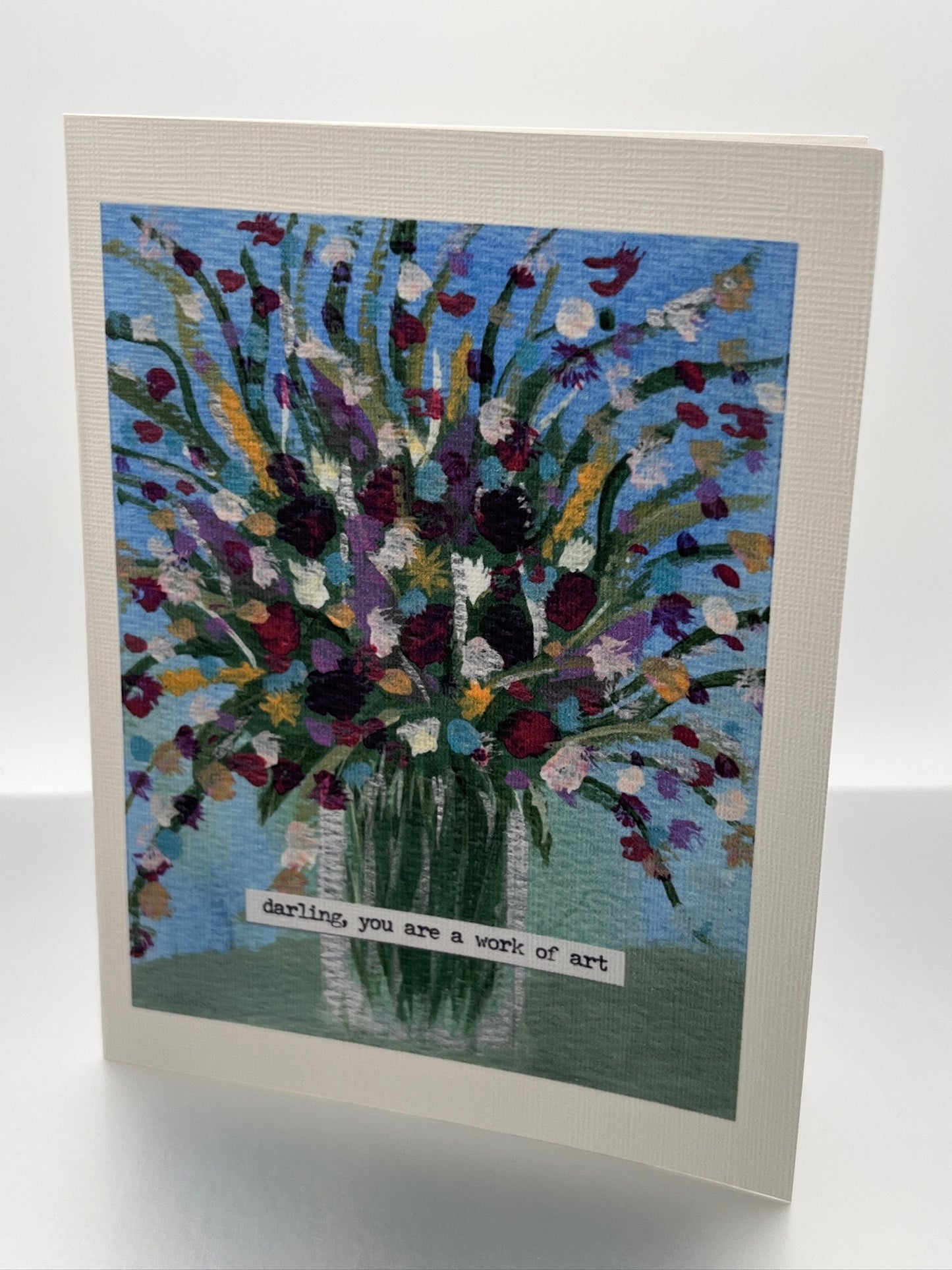 Work of Art Bouquet Notecards