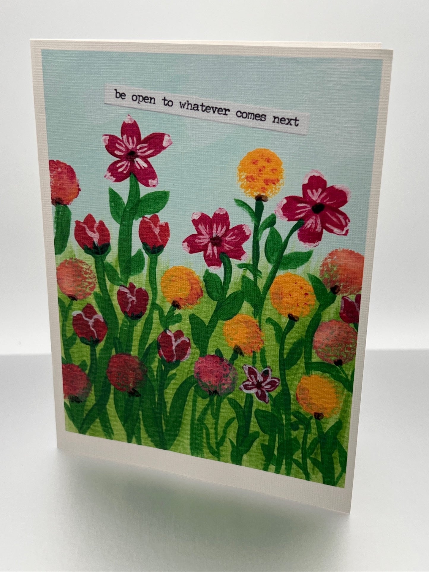 Be Open Floral Notecard