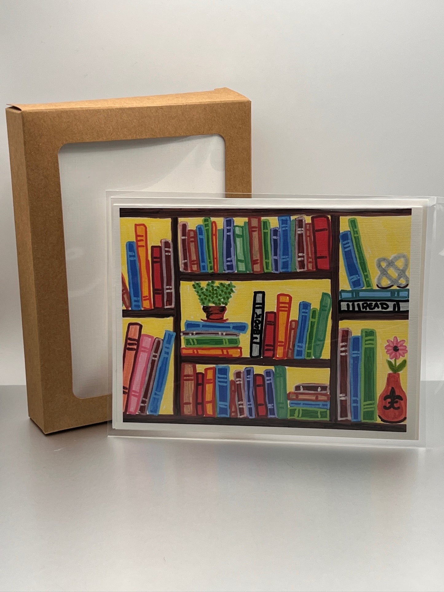 Bookshelf Notecard