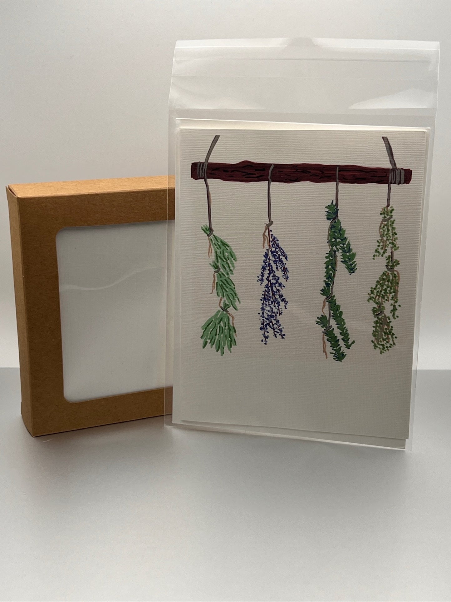 Hanging Herbs Notecard