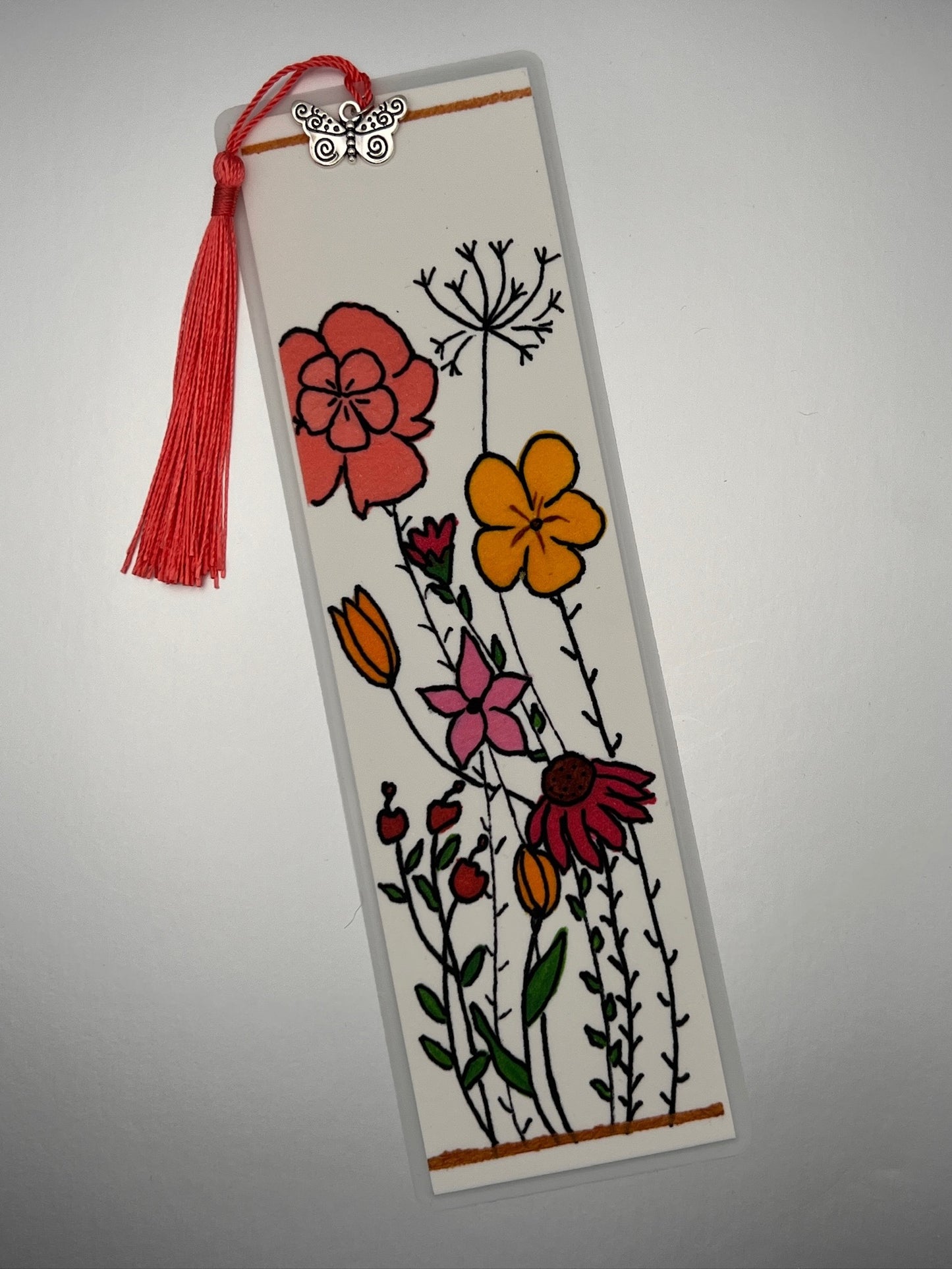 Spring Floral Bookmark